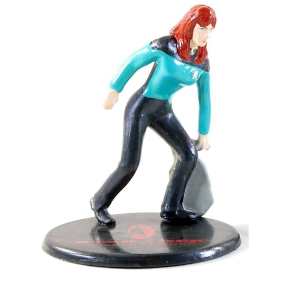 Star Trek Lot Of 4 3" PVC Figures Crusher Troi Scotty B'Etor Next Generation - Picture 3 of 10